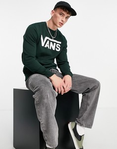 Темно-зеленый свитшот Vans Classic II-Зеленый цвет