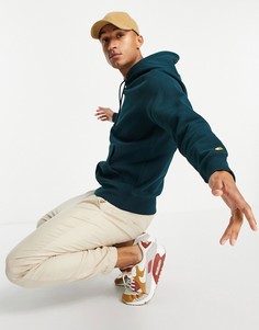 Зеленый худи Carhartt WIP Chase-Зеленый цвет