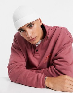 Белая шапка-бини ASOS DESIGN-Белый