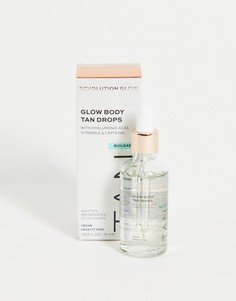 Капли-автозагар для сияния кожи тела с гиалуроновой кислотой Revolution Glow-Бесцветный