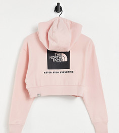 Розовый укороченный худи The North Face Red Box – эксклюзивно для ASOS-Розовый цвет