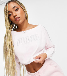 Розовый свитшот с круглым вырезом PUMA Icons 2.0 Fashion - РОЗОВЫЙ-Розовый цвет