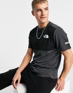 Серая футболка The North Face Mountain Athletic Hybrid-Серый