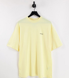 Желтая oversized-футболка с логотипом COLLUSION Unisex-Желтый