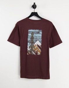 Бордовая футболка Columbia Pine Trails-Красный