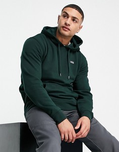 Худи из флиса темно-зеленого цвета Vans Basic-Зеленый цвет