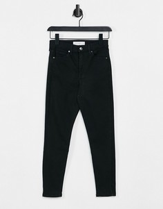 Черные джинсы скинни Topshop-Черный цвет