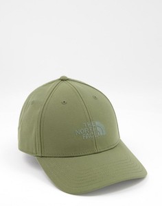 Классическая кепка цвета хаки из переработанного материала North Face 66-Зеленый цвет