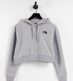 Серый укороченный худи The North Face Red Box – эксклюзивно для ASOS