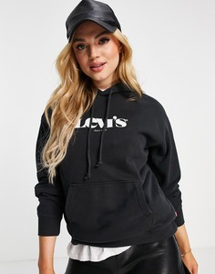 Черный худи с логотипом Levis-Черный цвет Levis®