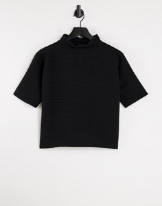 Черная футболка French Connection-Черный цвет