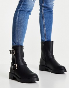 Черные походные ботинки-сапоги ASOS DESIGN Amber-Черный цвет
