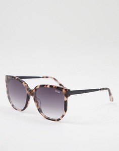 Бежевые солнцезащитные очки «кошачий глаз» Quay Coffee Run-Коричневый цвет