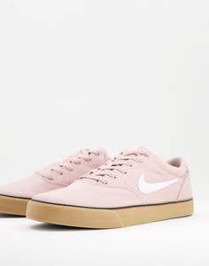 Розовые кроссовки из парусины Nike SB Chron 2 Skate-Розовый цвет