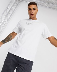 Белая oversized-футболка из органического хлопка Only & Sons-Белый
