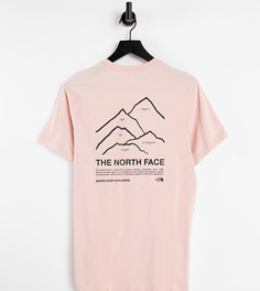 Розовая футболка The North Face эксклюзивно на ASOS-Розовый цвет
