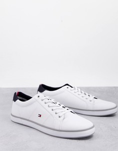 Белые парусиновые кроссовки Tommy Hilfiger Harlow-Белый