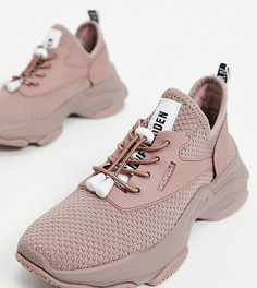 Розовые кроссовки на массивной подошве Steve Madden Match-Фиолетовый цвет