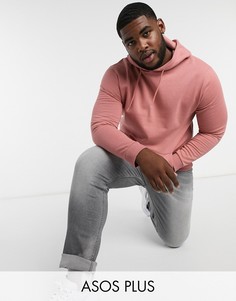 Розовый худи ASOS DESIGN Plus