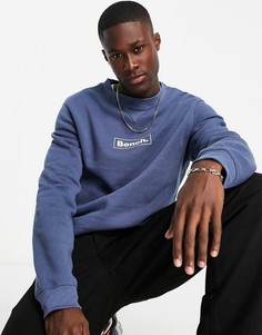 Свитшот цвета морской волны с логотипом Bench-Зеленый цвет