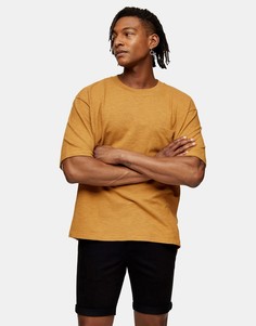 Черные облегающие шорты чиносы Topman-Черный цвет