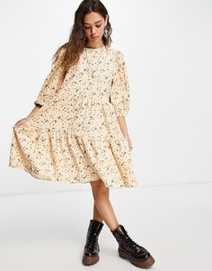 Ярусное свободное платье с принтом Vila-Multi