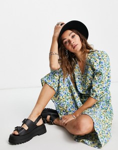 Платье миди с принтом Vila-Multi