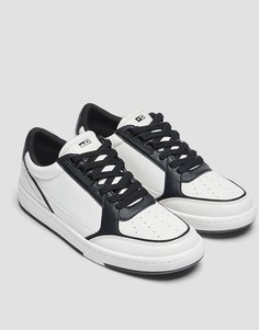 Черно-белые кроссовки Pull&Bear-Черный цвет Bershka