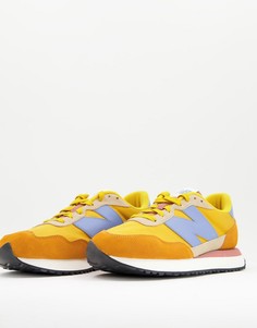 Оранжевые кроссовки New Balance - 237-Оранжевый цвет