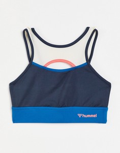 Темно-синий спортивный бюстгальтер Hummel Sharni