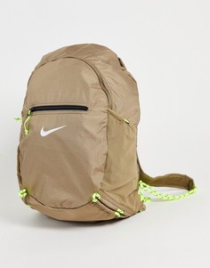 Светло-бежевый компактный и легкий рюкзак Nike Stash-Зеленый цвет