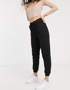 Черные базовые джоггеры узкого кроя ASOS DESIGN-Черный цвет