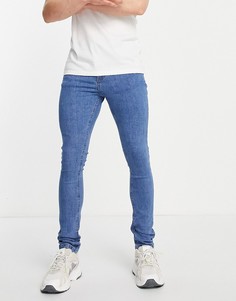 Супероблегающие джинсы Bolongaro Trevor-Голубой