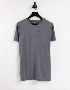 Темно-серая облегающая футболка с короткими рукавами Burton-Серый
