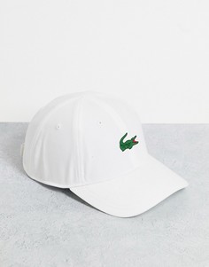 Бейсболка с логотипом Lacoste Sport-Белый