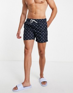 Шорты для плавания в горошек Original Penguin-Темно-синий