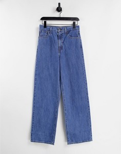Выбеленные джинсы прямого кроя с высокой посадкой Levis-Голубой Levis®
