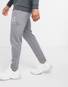 Серые джоггеры с логотипом "AX" Armani Exchange-Серый