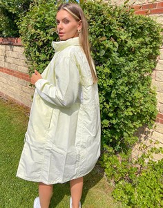 Легкая водонепроницаемая куртка неонового желтого цвета на молнии Lacoste-Желтый
