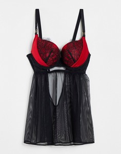Красное платье-комбинация Ann Summers Siren-Красный