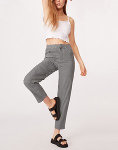 Черные брюки в клетку Cotton:On-Черный цвет