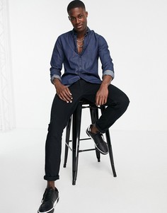 Рубашка из ткани шамбре Calvin Klein Jeans Wilken-Голубой