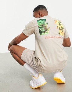 Футболка с принтом песочного цвета The Hundreds Lord Flag-Нейтральный