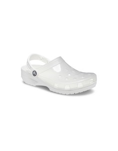Классические полупрозрачные кроксы белого цвета Crocs-Белый