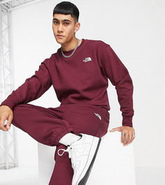 Базовые oversized-джоггеры бордового цвета The North Face – эксклюзивно для ASOS-Красный