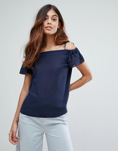 Топ с завязками на плечах Vero Moda-Темно-синий