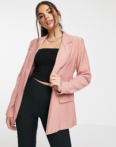 Розовый блейзер от комплекта Lipsy-Розовый цвет