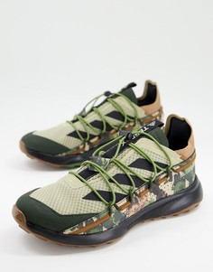 Зеленые кроссовки с камуфляжным принтом adidas Terrex Voyager 21-Зеленый цвет