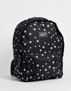 Черный рюкзак из переработанных материалов с маргаритками Skinnydip-Черный цвет