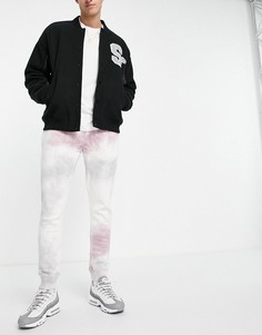 Сиреневые джоггеры с принтом тай-дай от комплекта Topman-Фиолетовый цвет